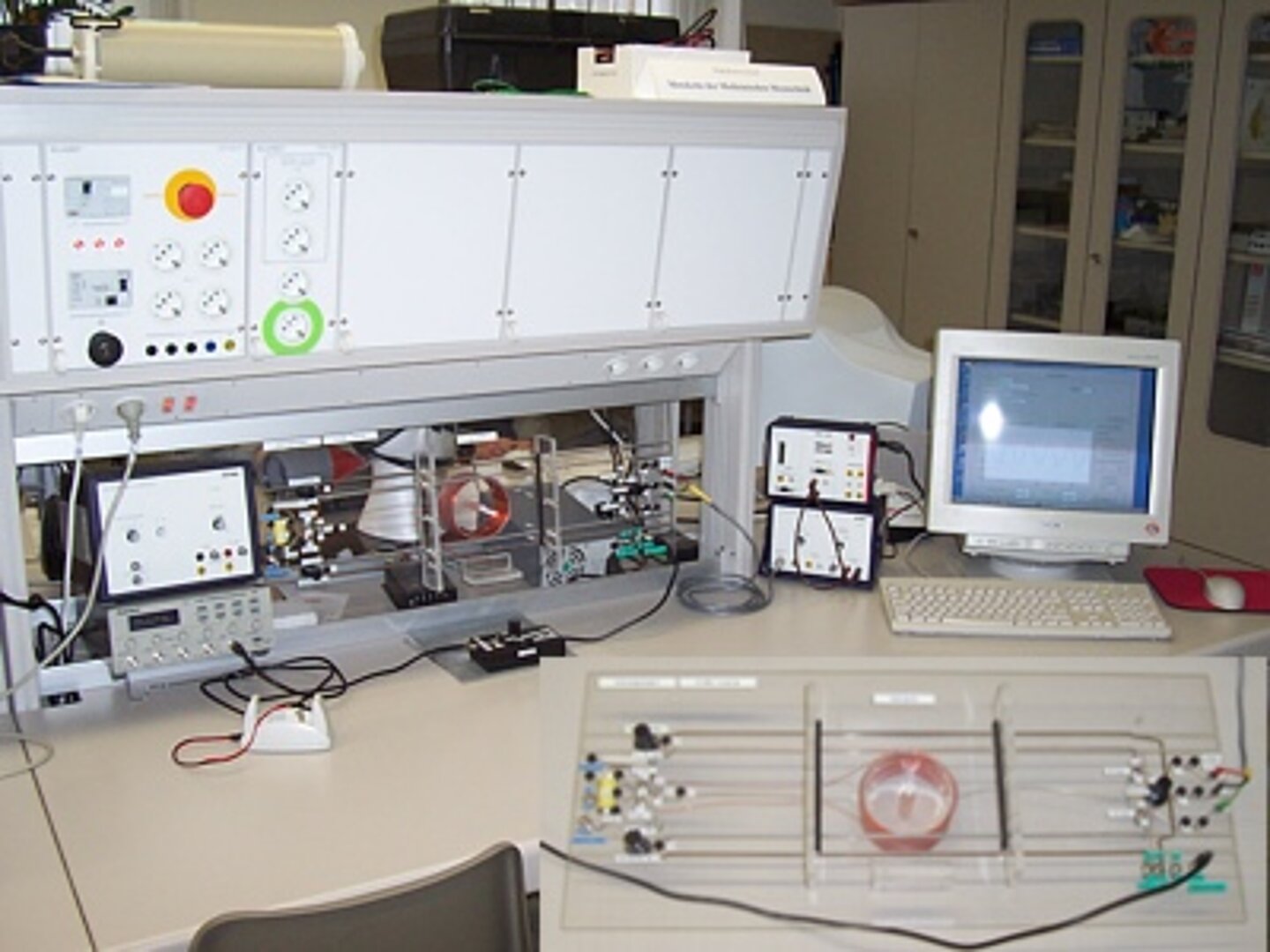 Foto vom Laboraufbau