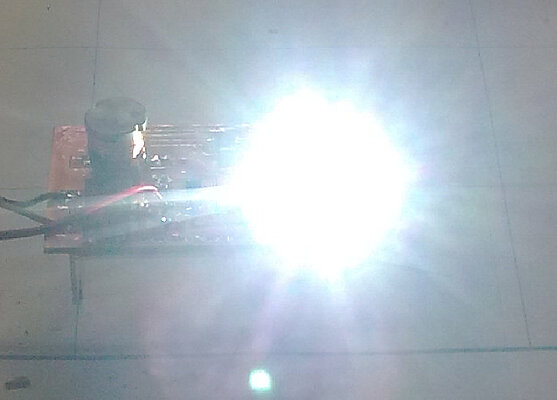 LED Platine Licht an