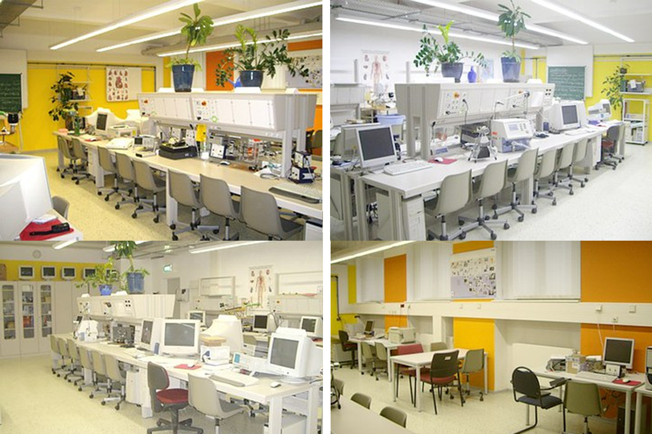 Fotos des Labors Elektromedizinische Technik