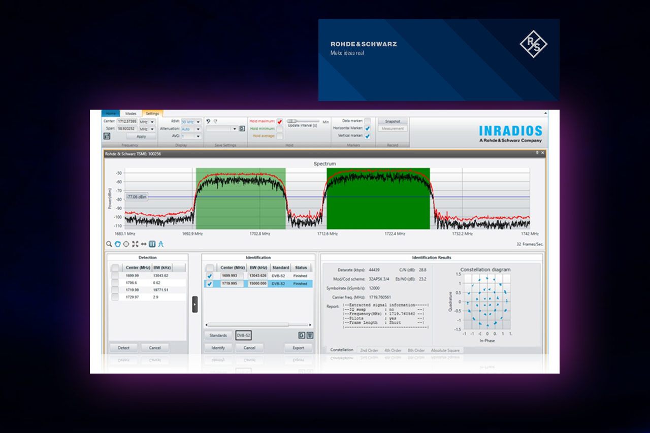Screenshot der Software und Logo/Verlinkung führt auf Firmenwebsite